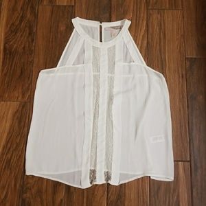 Beautiful Sheer White Top